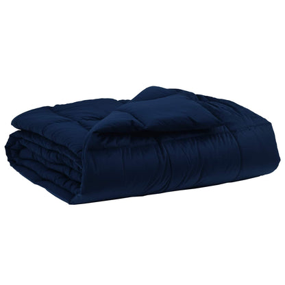 Duvet Estivo Trapuntato Blu Scuro 200 x 240 cm Microfibra