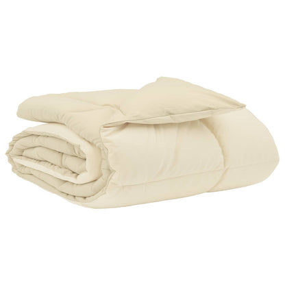 Duvet Estivo Trapuntato Crema 200 x 200 cm Microfibra