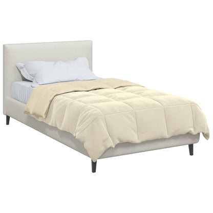 Duvet Estivo Trapuntato Crema 140 x 220 cm Microfibra