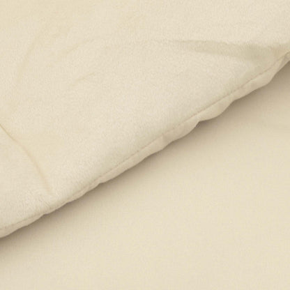 Duvet Invernale Trapuntato Crema 200 x 200 cm Microfibra