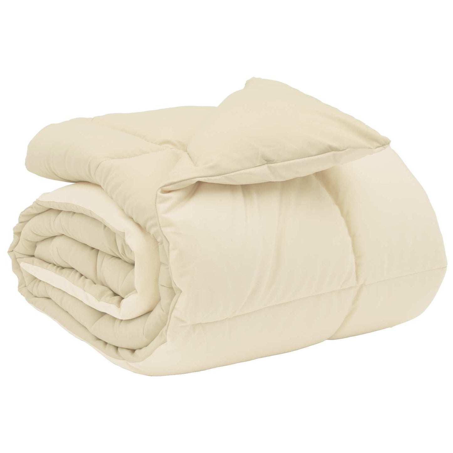 Duvet Invernale Trapuntato Crema 140 x 220 cm Microfibra