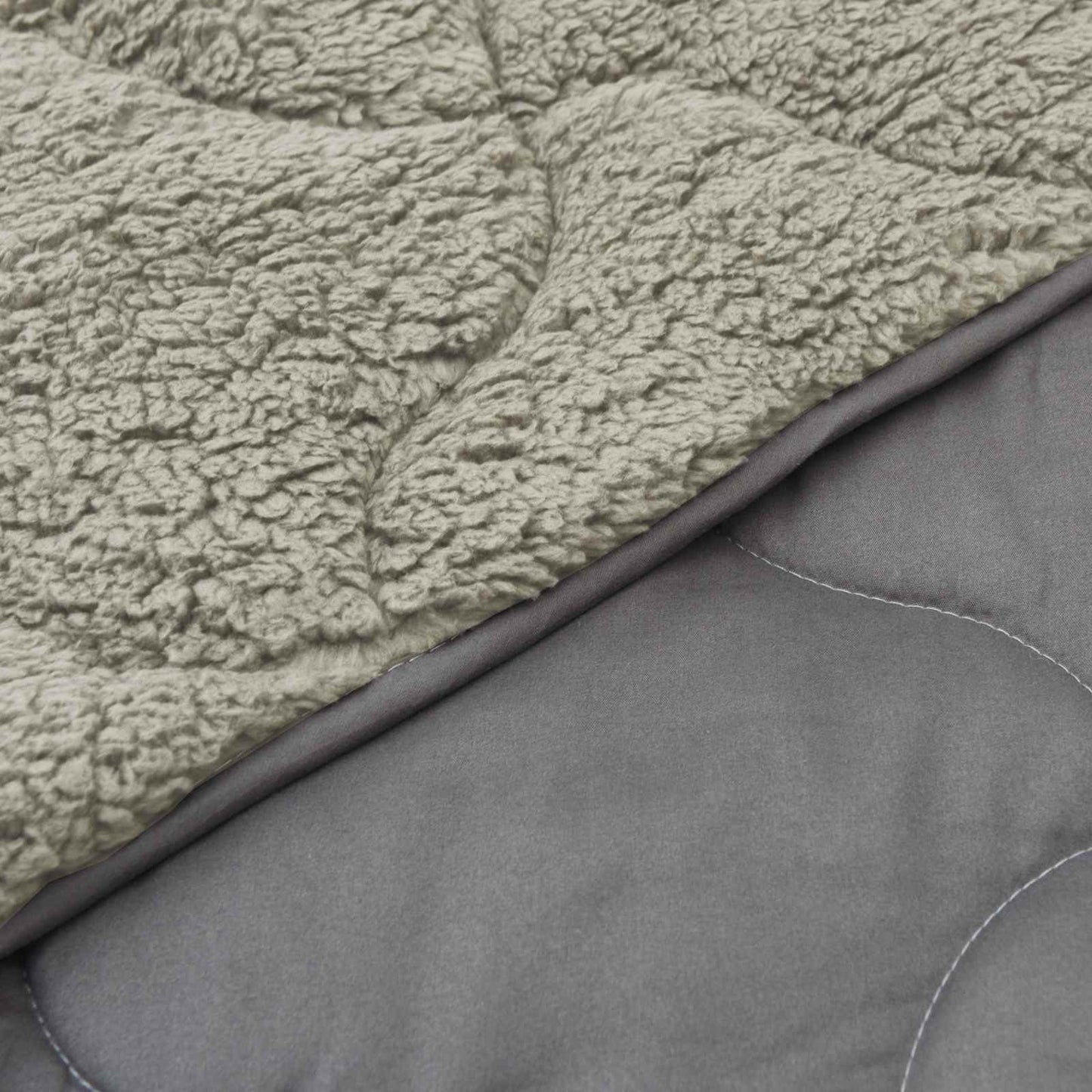 Piumone Completo Annuale Trapuntato Grigio chiaro 135 x 200 cm