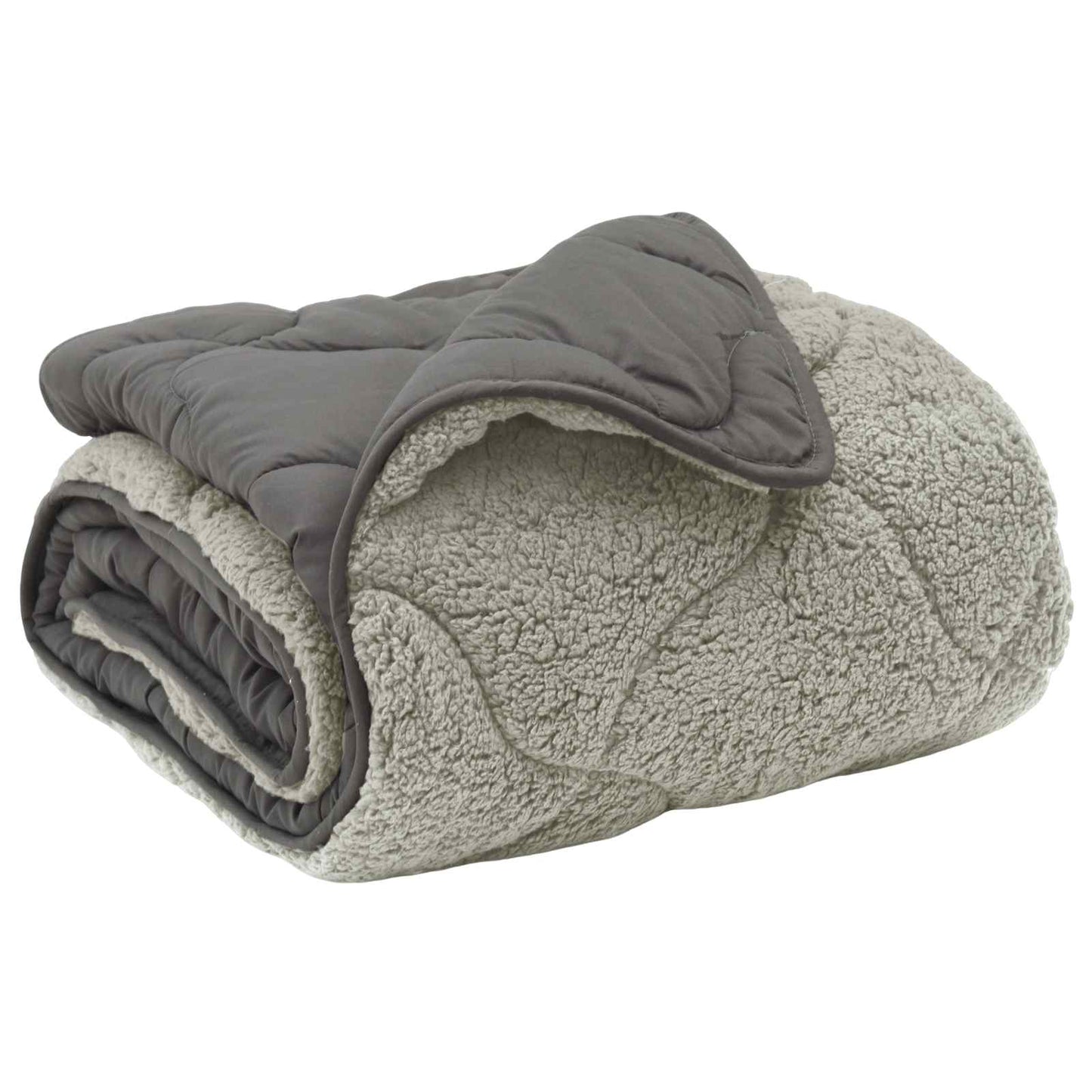 Piumone Completo Annuale Trapuntato Grigio chiaro 200 x 240 cm