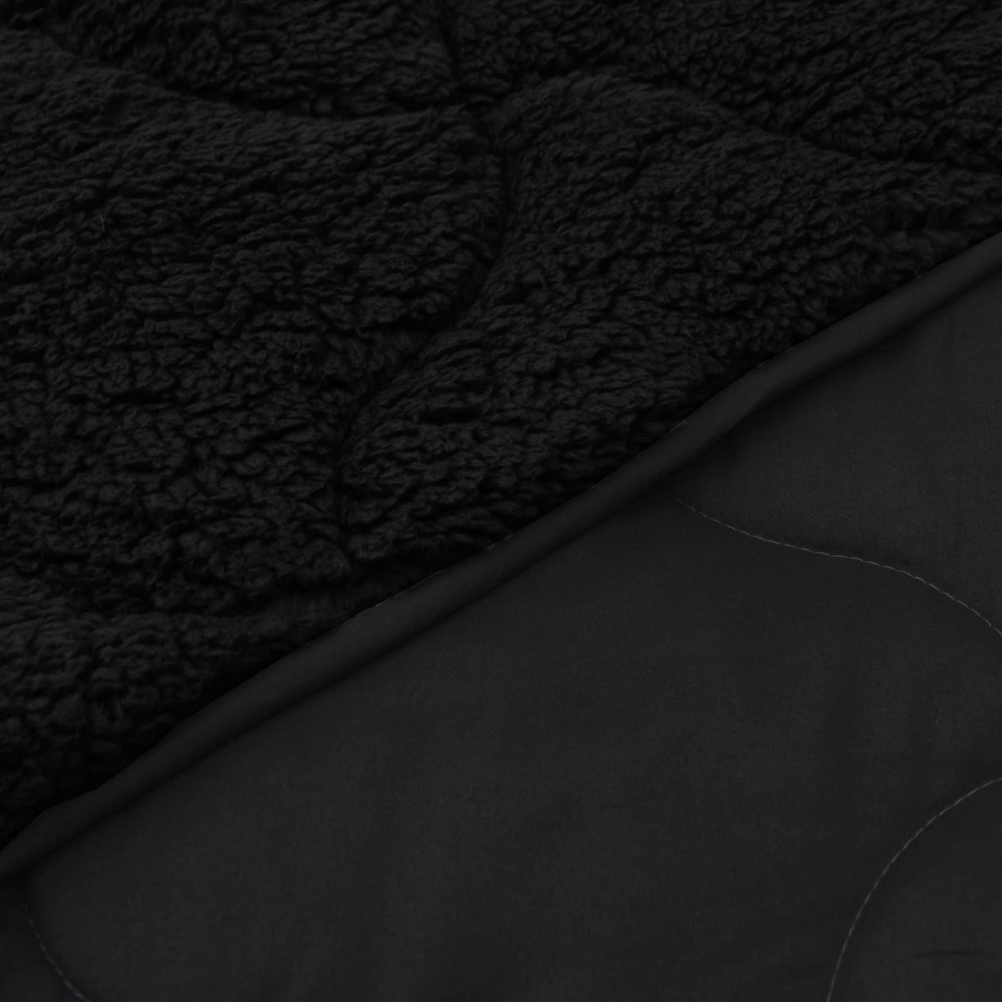 Piumone Completo Annuale Trapuntato Nero 135 x 200 cm