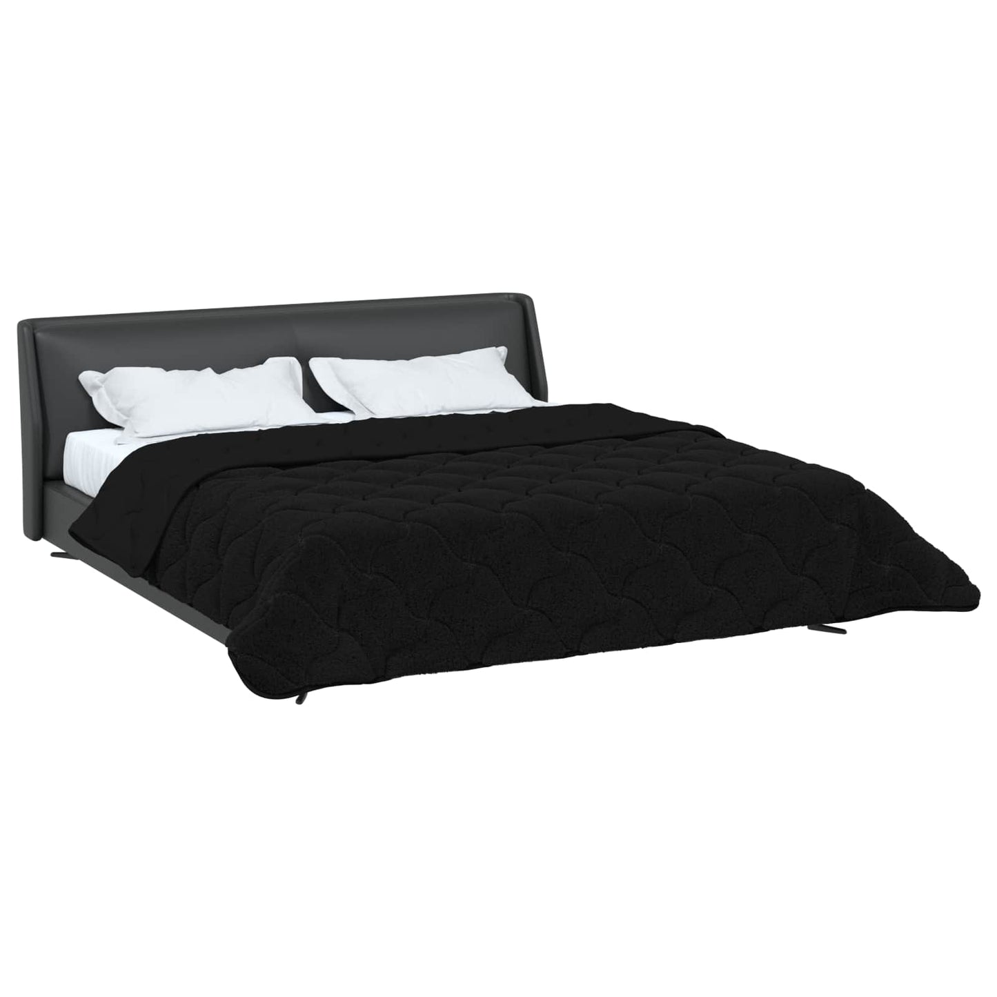 Piumone Completo Annuale Trapuntato Nero 200 x 220 cm