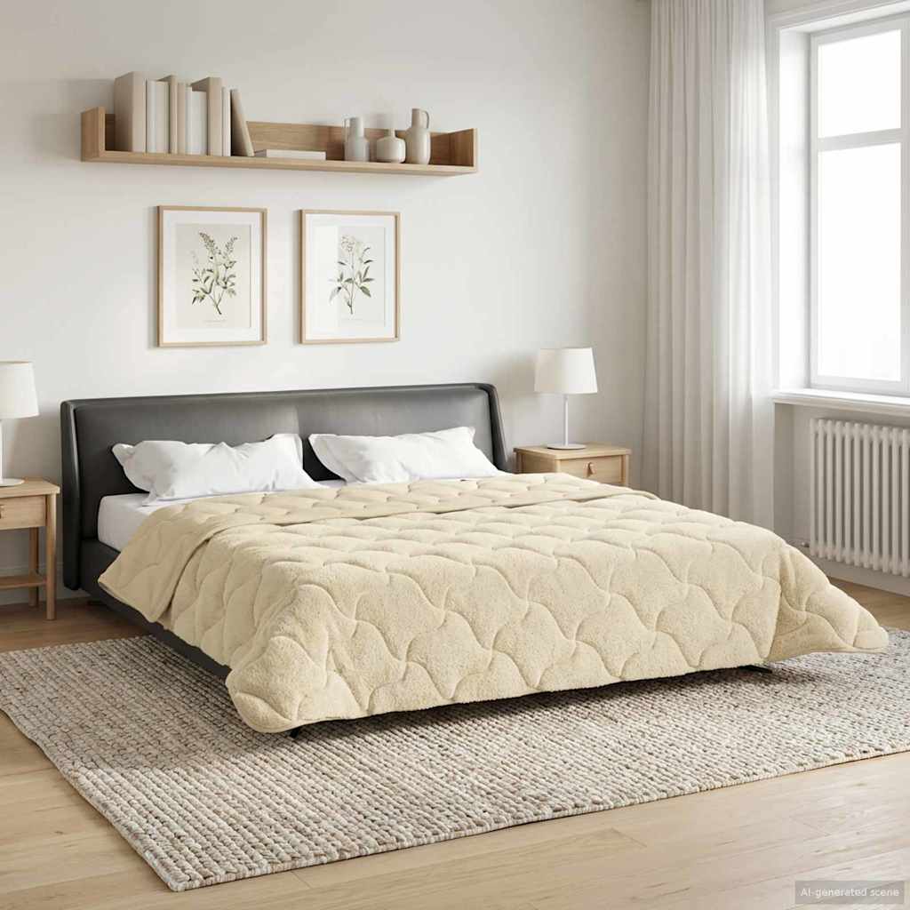 Piumone Completo Annuale Trapuntato Crema 220 x 240 cm