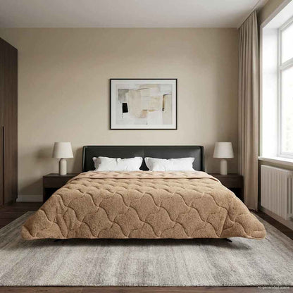Duvet Invernale Talpa 200 x 240 cm Microfibra e Fleece Teddy