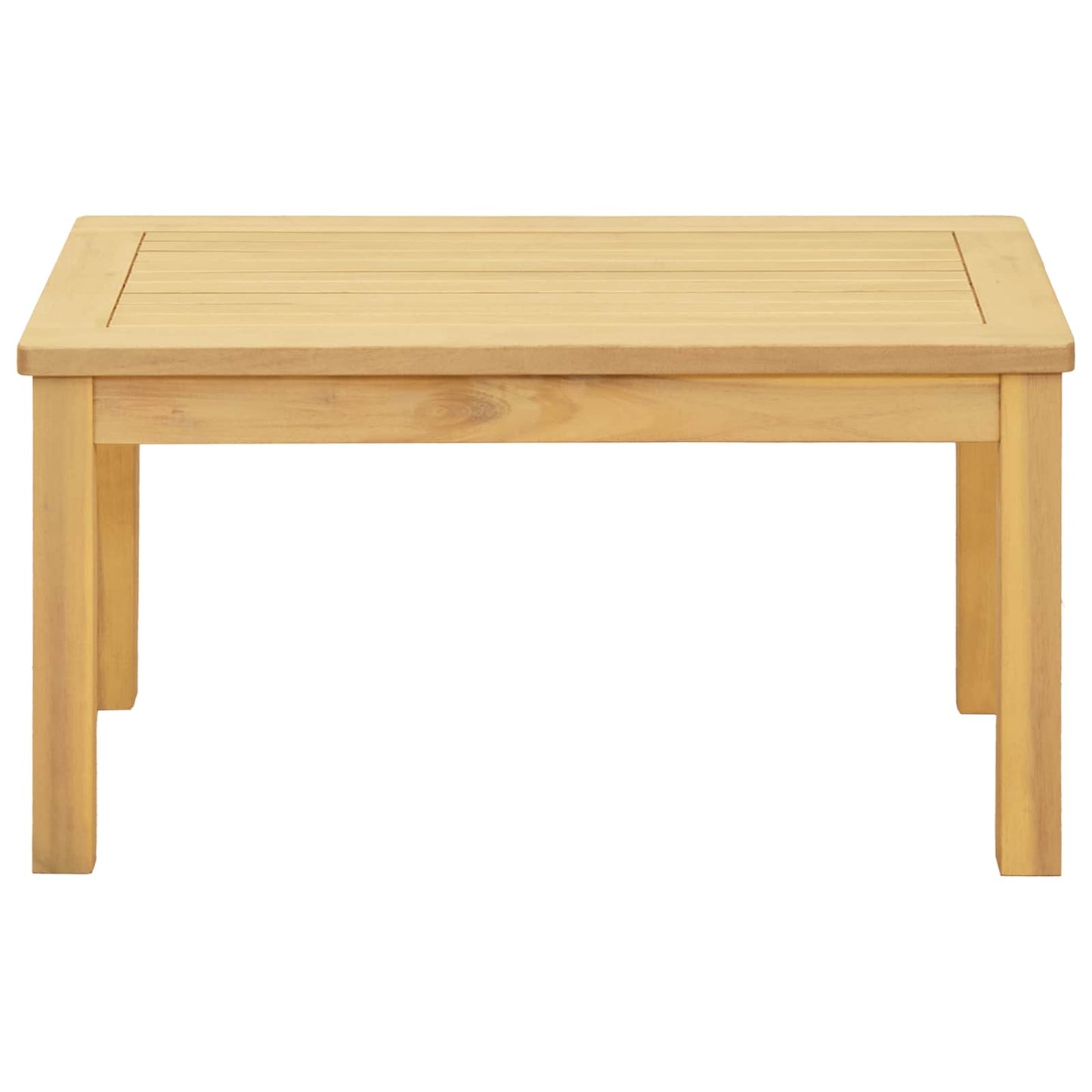 Tavolino da salotto Acacia chiaro 70 x 40 x 36 cm