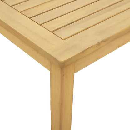 Tavolino da salotto Acacia chiaro 110 x 60 x 45 cm