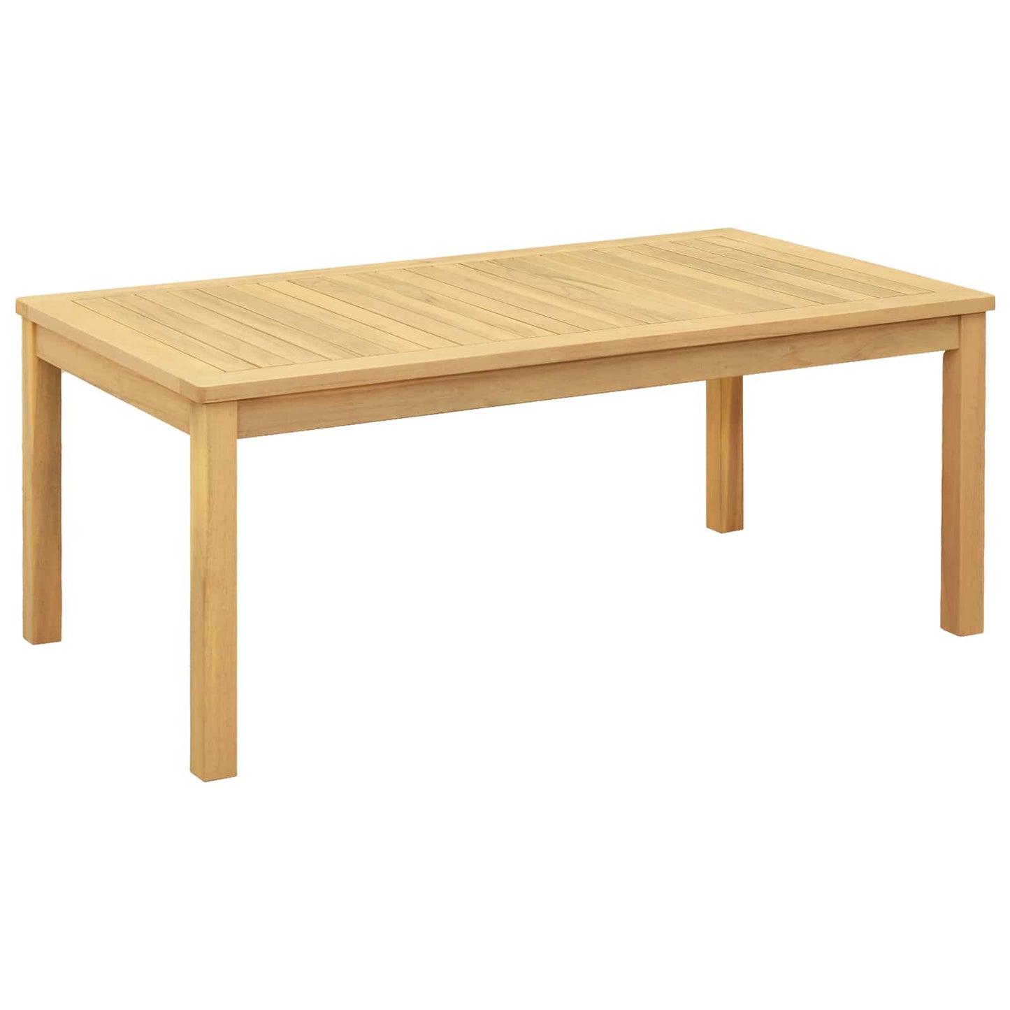 Tavolino da salotto Acacia chiaro 110 x 60 x 45 cm