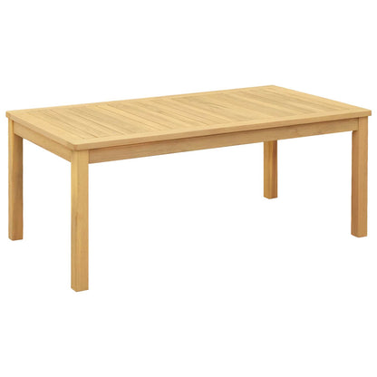 Tavolino da salotto Acacia chiaro 110 x 60 x 45 cm