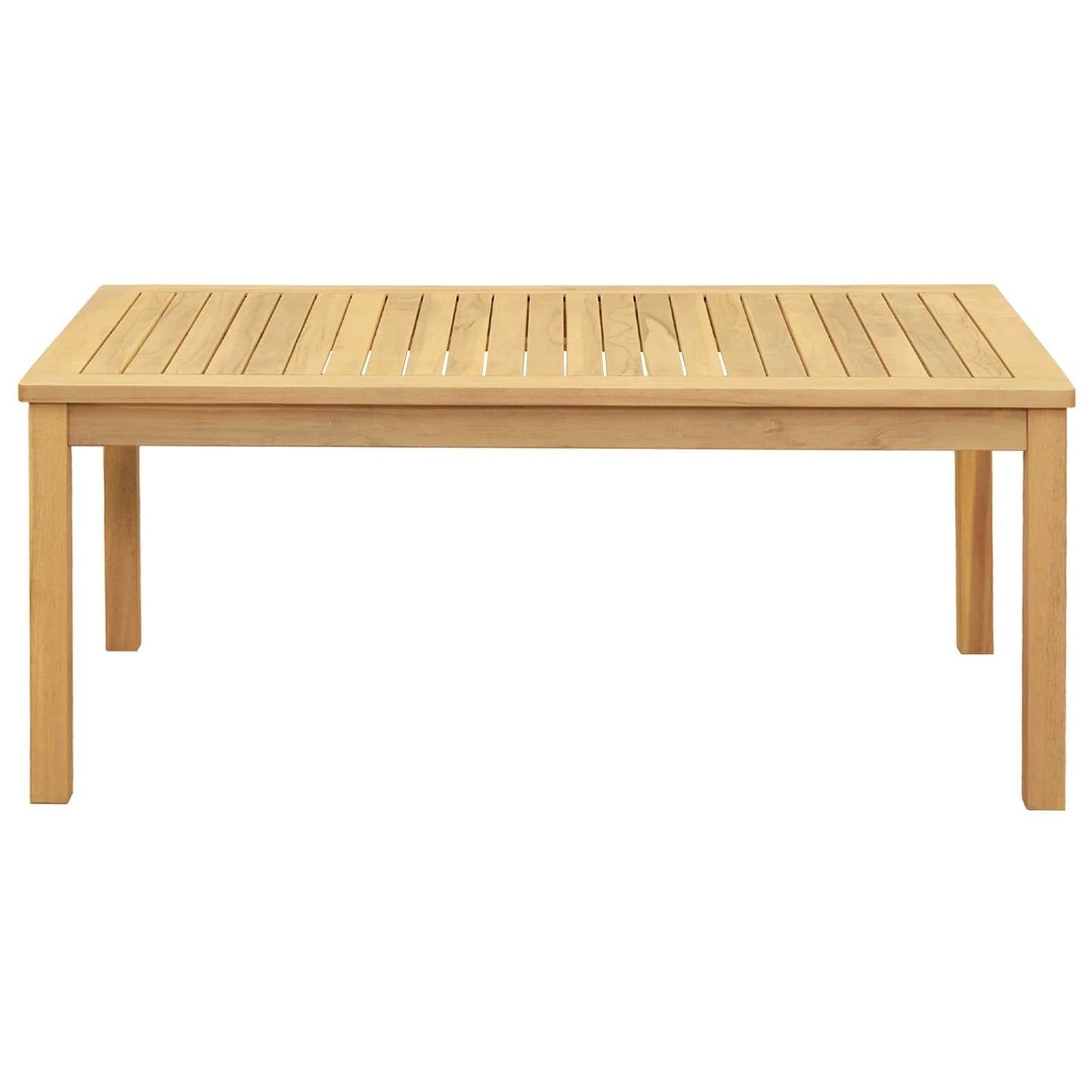 Tavolino da salotto Acacia chiaro 110 x 60 x 45 cm