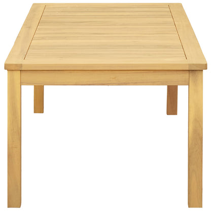 Tavolino da salotto Acacia chiaro 110 x 60 x 45 cm