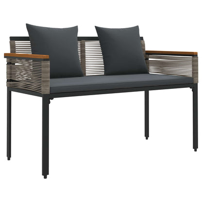 Set di Mobili da Esterno 4 pcs Grigio e Grigio Scuro