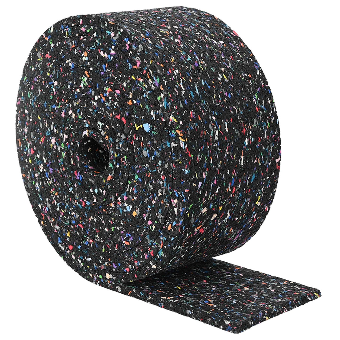 Rotolo di Granulato in Gomma Nero 1000 x 12 x 0,3 cm Gomma