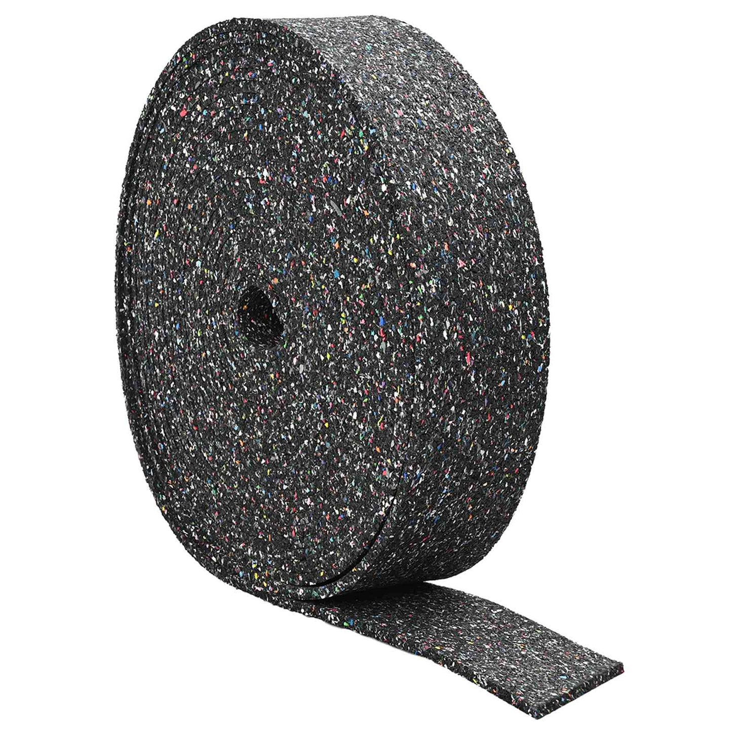 Rotolo di Granulato in Gomma Nero 2000 x 12 x 0,3 cm Gomma