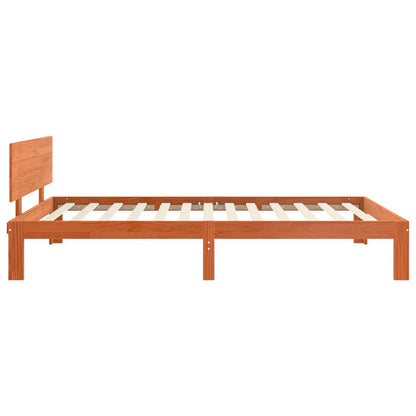 Struttura del letto Marrone cerato 90 x 200 cm Pino massello