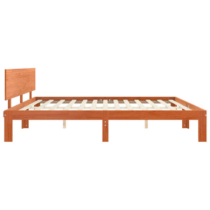 Struttura del letto Marrone cerato 160 x 200 cm Pino massello
