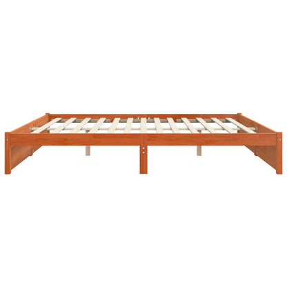 Struttura del letto Marrone cerato 160 x 200 cm