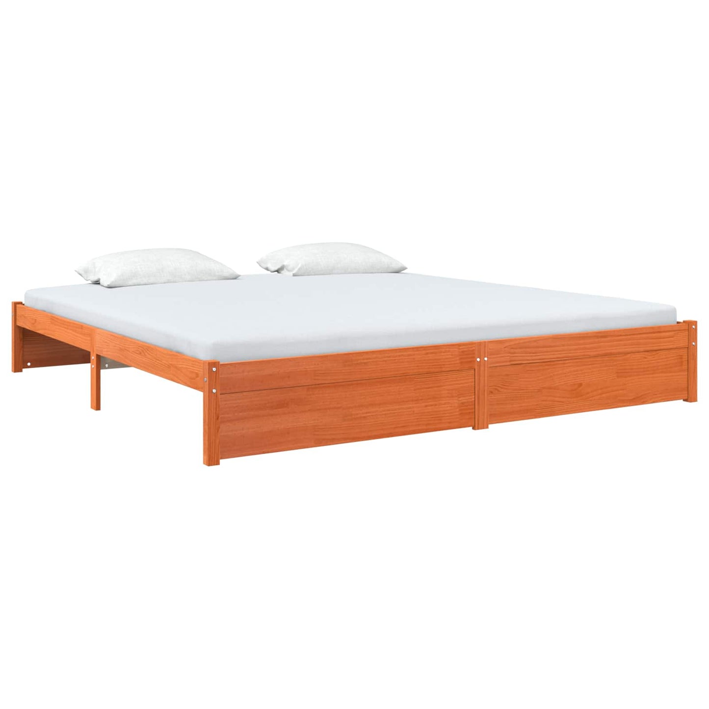 Struttura del letto Marrone cerato 180 x 200 cm
