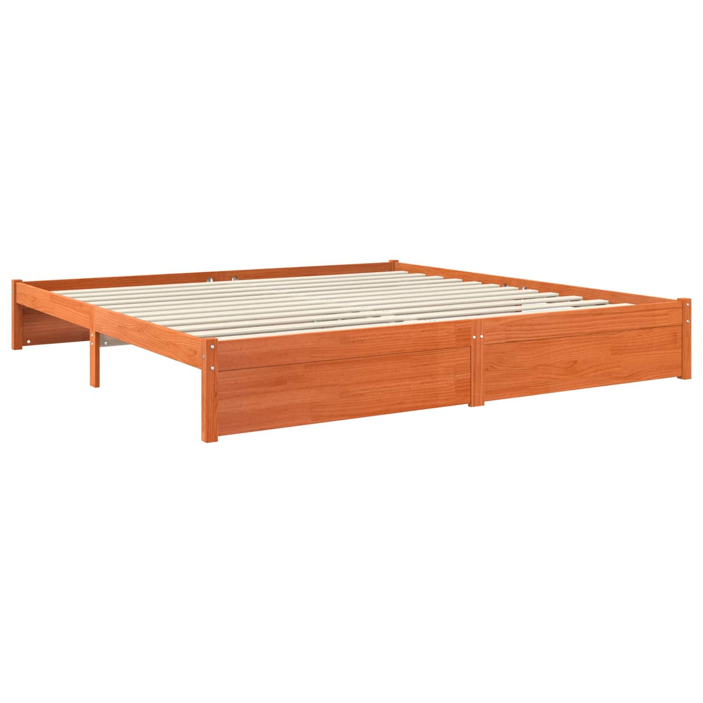 Struttura del letto Marrone cerato 180 x 200 cm