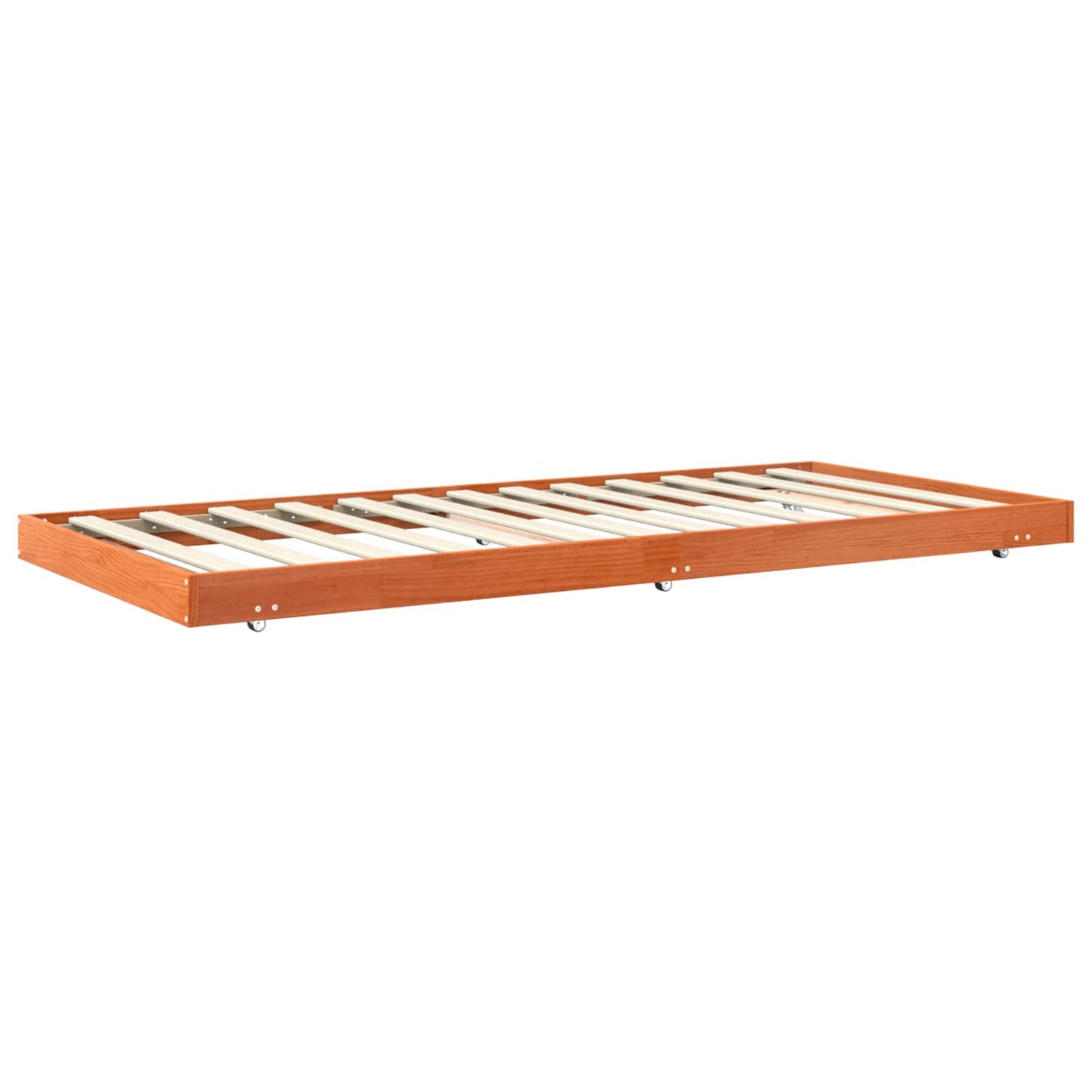 Struttura del letto Marrone cerato 90 x 200 cm Pino massello