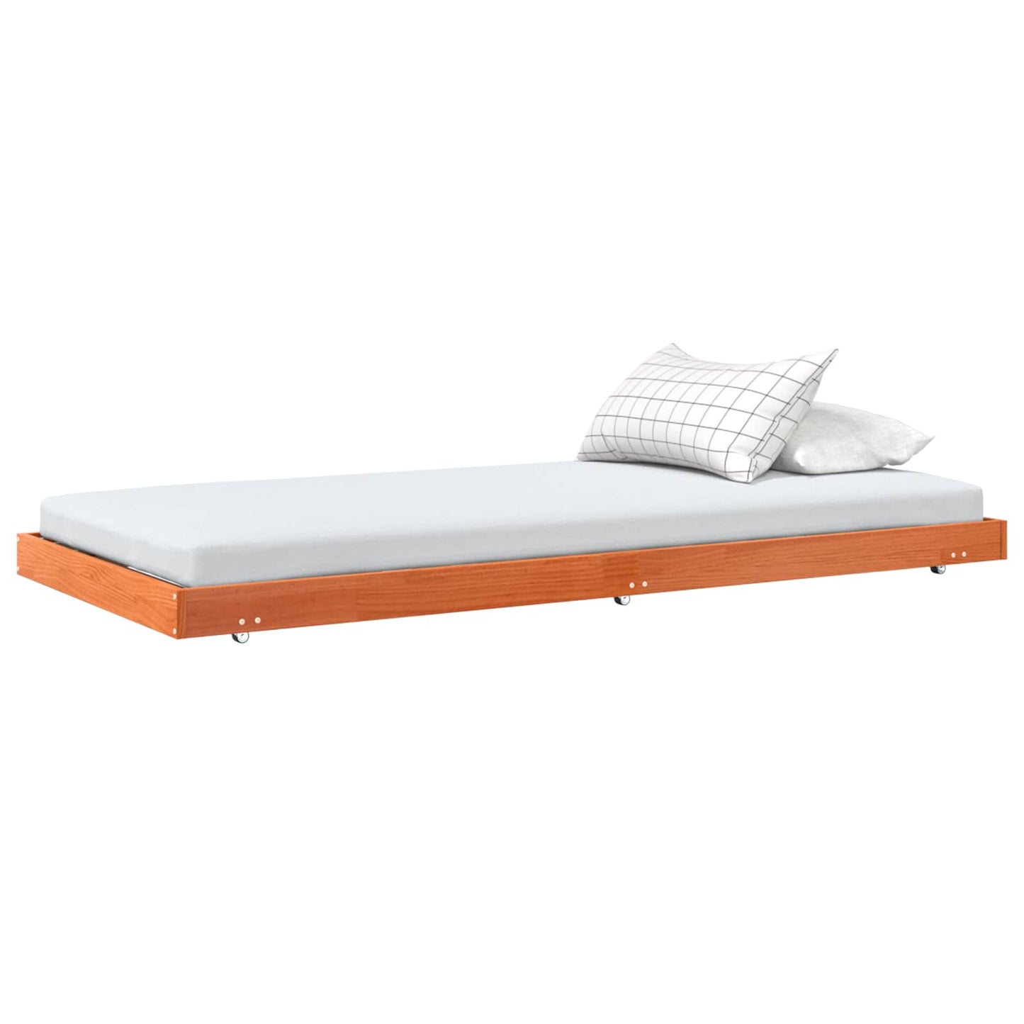 Struttura del letto Marrone cerato 70 x 190 cm Pino massello