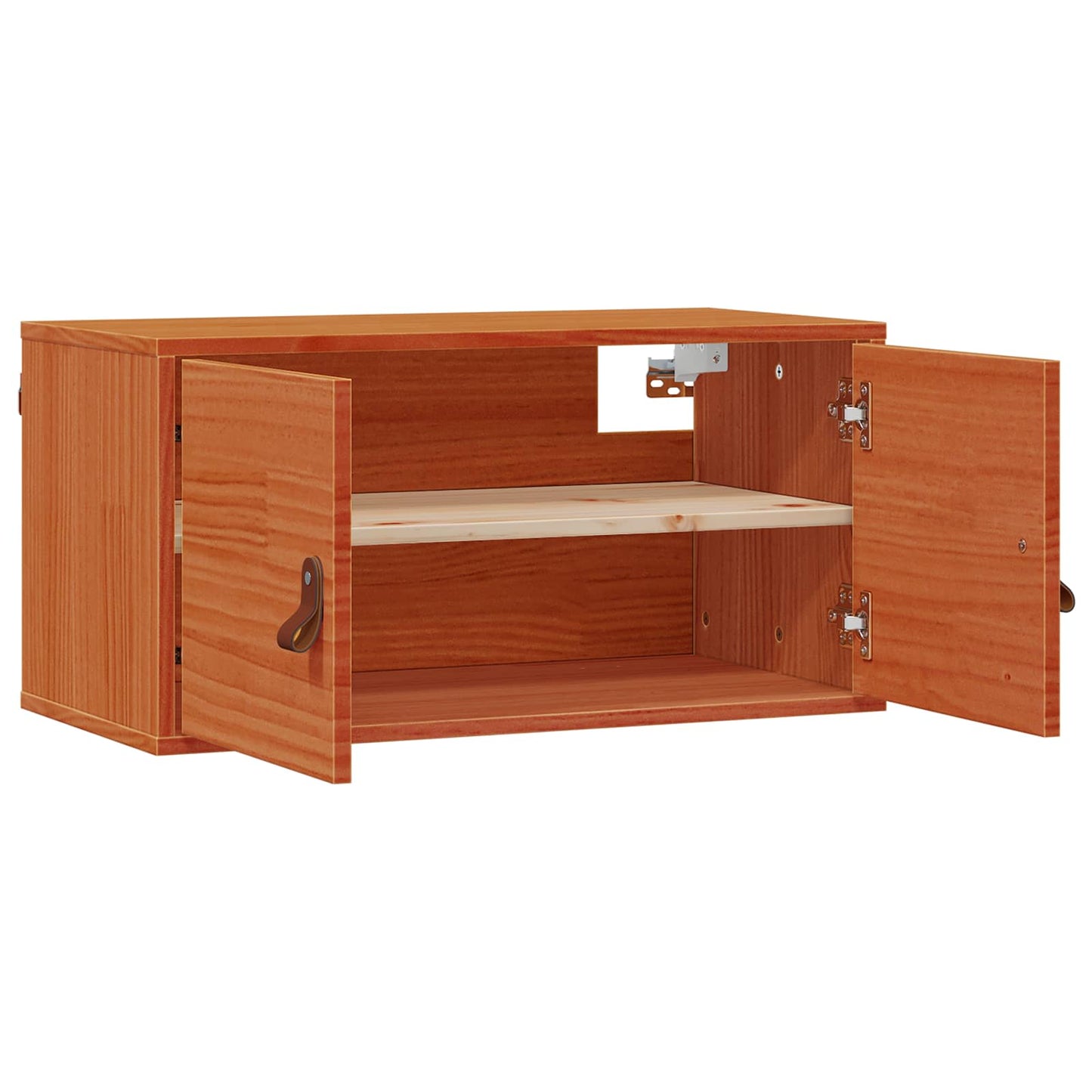 Armadietto a muro Marrone cerato 60 x 30 x 30 cm Pino massello
