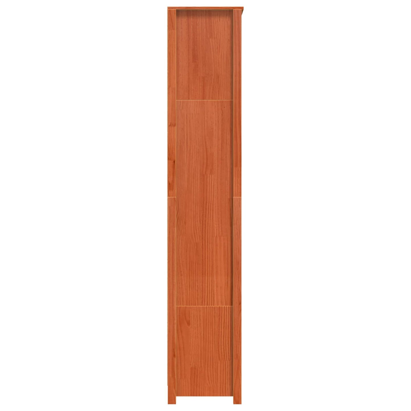 Armadio per Libri Marrone cerato 80 x 35 x 183 cm Pino massello