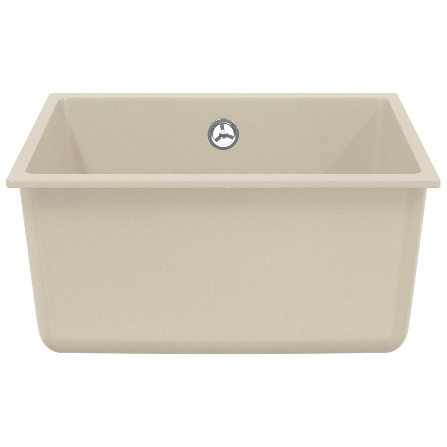 Lavello Beige 430 x 460 mm 80% Quarzo e 20% Resina