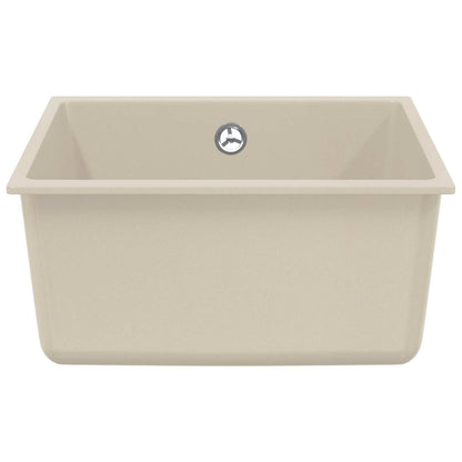 Lavello Beige 430 x 460 mm 80% Quarzo e 20% Resina