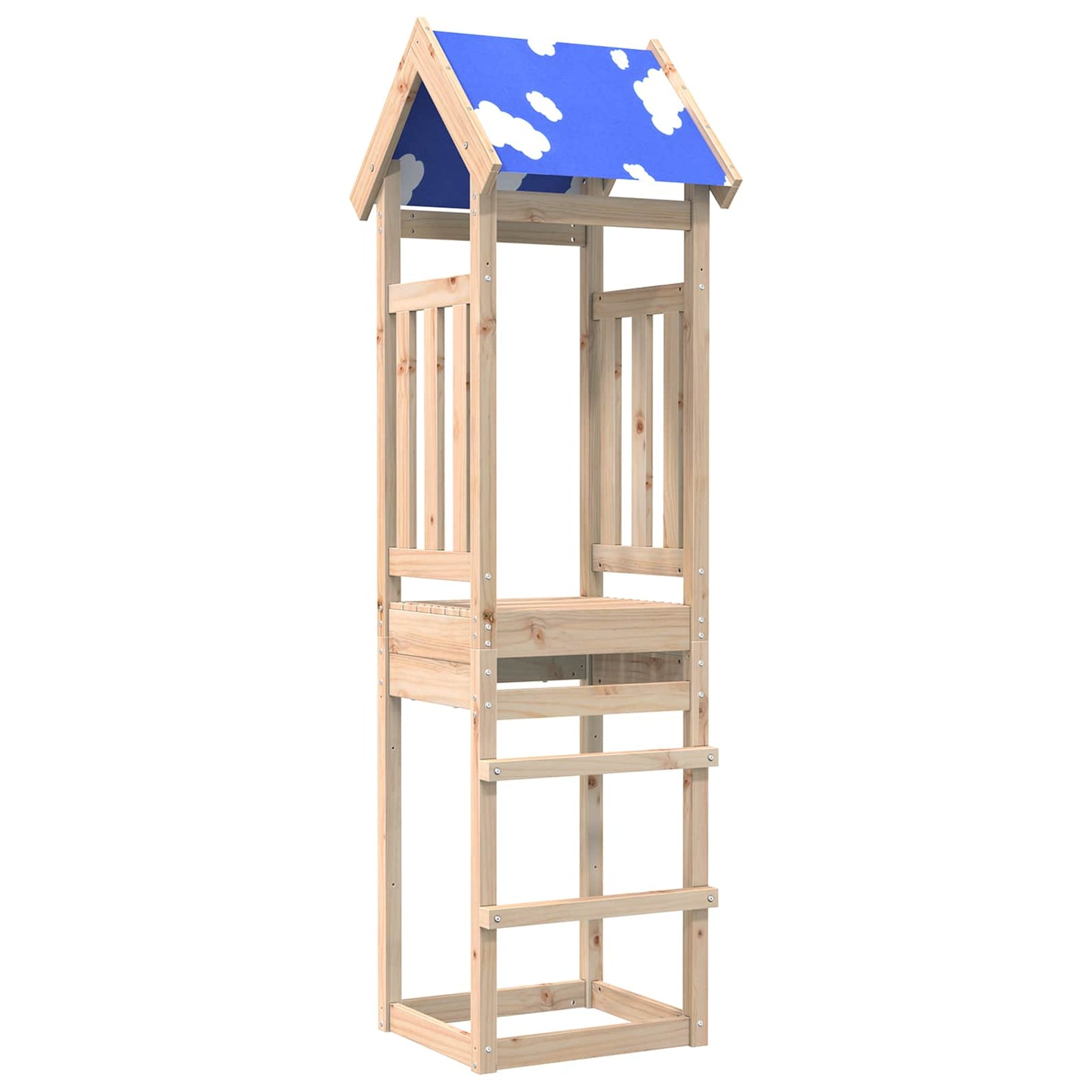 Torre da Gioco Marrone 52.5 x 46.5 x 208 cm Pino massello