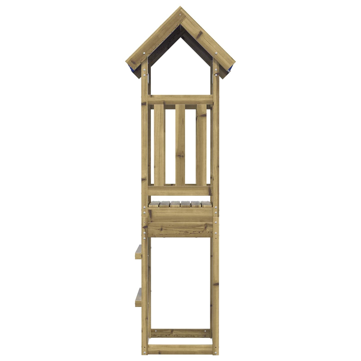 Torre da Gioco Marrone Legno Impregnato Solido