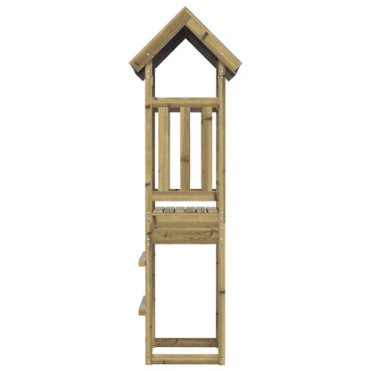 Torre da Gioco Marrone Legno Impregnato Solido