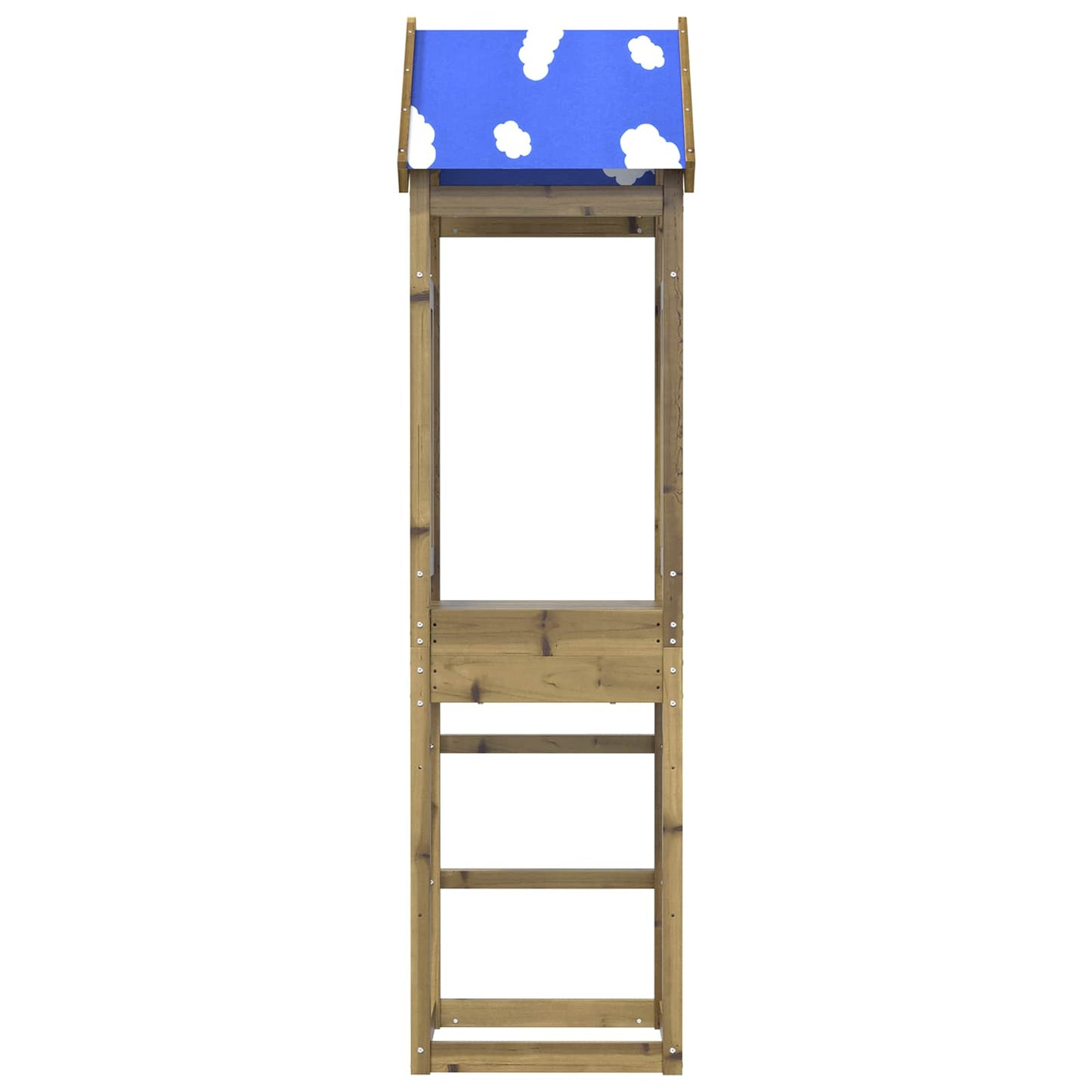Torre da Gioco Marrone Legno Impregnato Solido