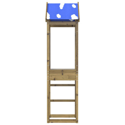 Torre da Gioco Marrone Legno Impregnato Solido