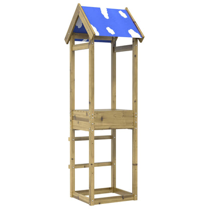 Torre da Gioco Marrone Legno Impregnato Solido