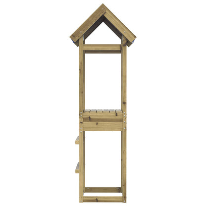 Torre da Gioco Marrone Legno Impregnato Solido