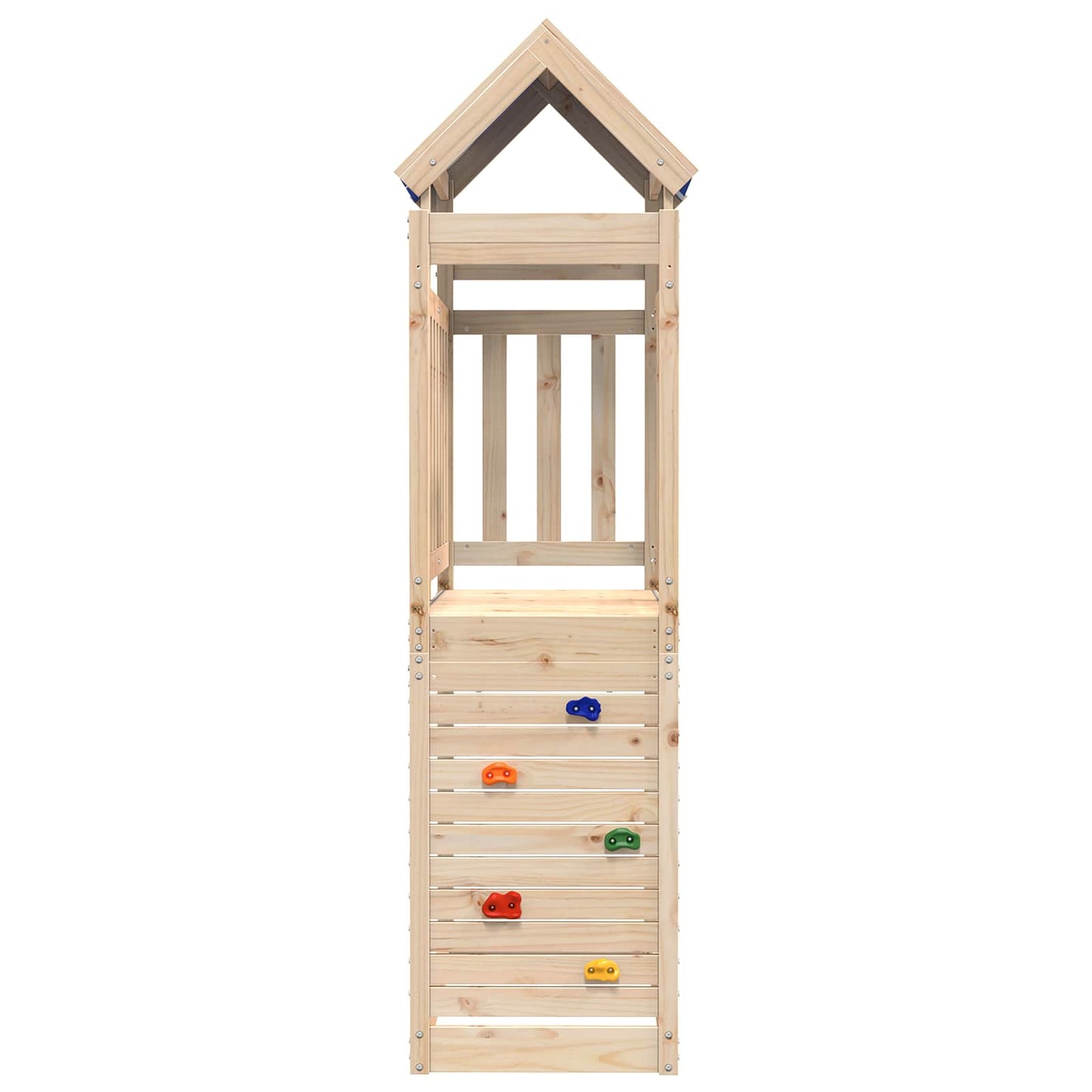 Torre da Gioco Marrone 110.5 x 52.5 x 215 cm Pino massello