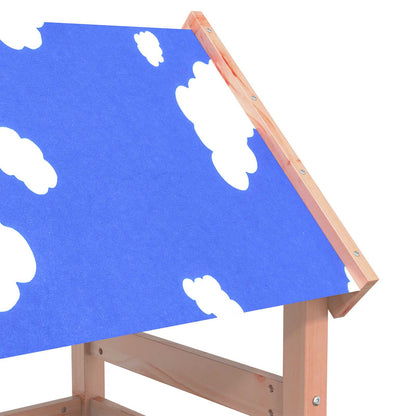 Torre da Gioco Marrone Legno Douglas Solido