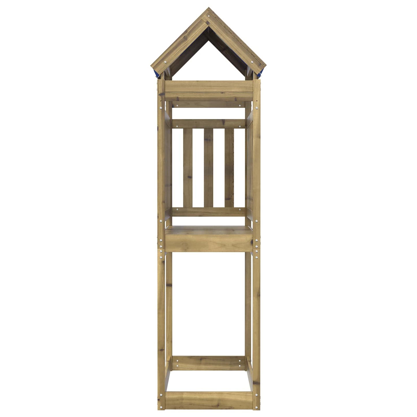 Torre da Gioco Marrone Legno Impregnato Solido