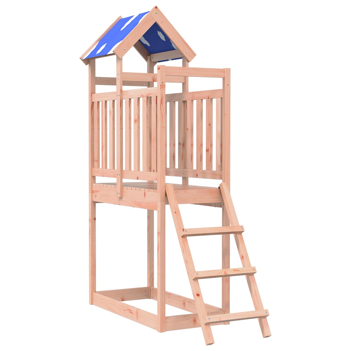 Torre da Gioco Marrone Legno Douglas Solido
