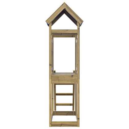 Torre da Gioco Marrone Legno Impregnato Solido