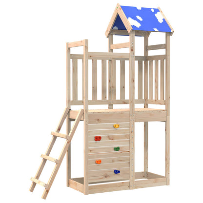 Torre da Gioco Marrone 110,5 x 52,5 x 215cm Pino massello
