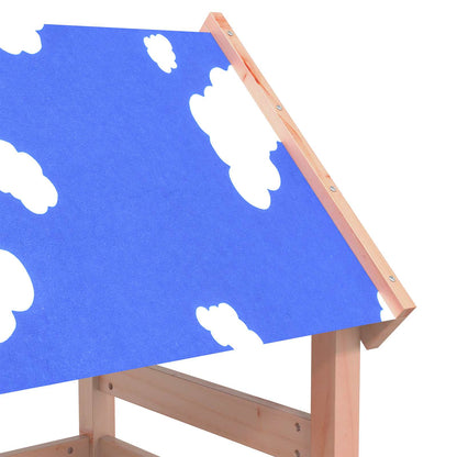 Torre da Gioco Marrone Legno Douglas Solido