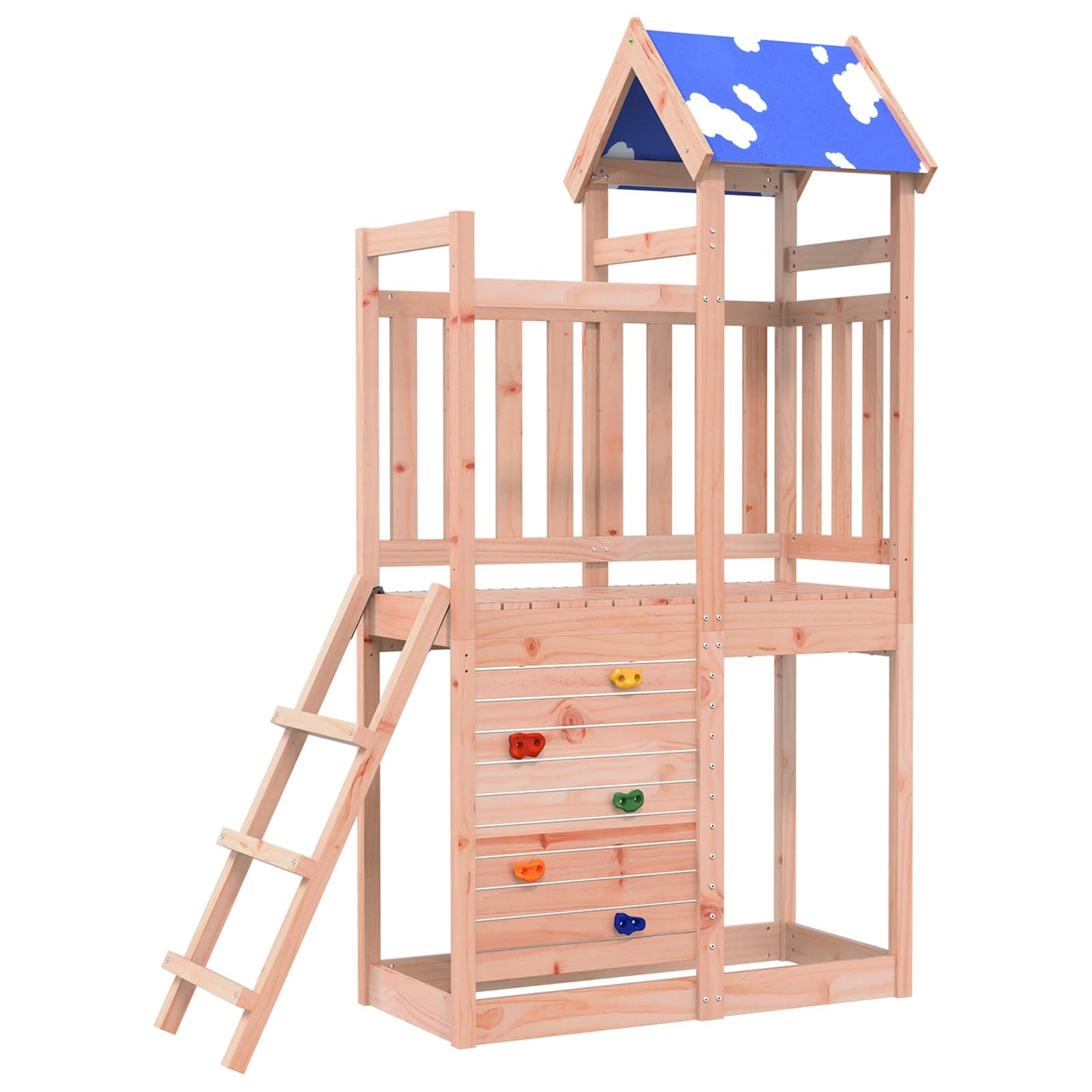 Torre da Gioco Marrone Legno Douglas Solido