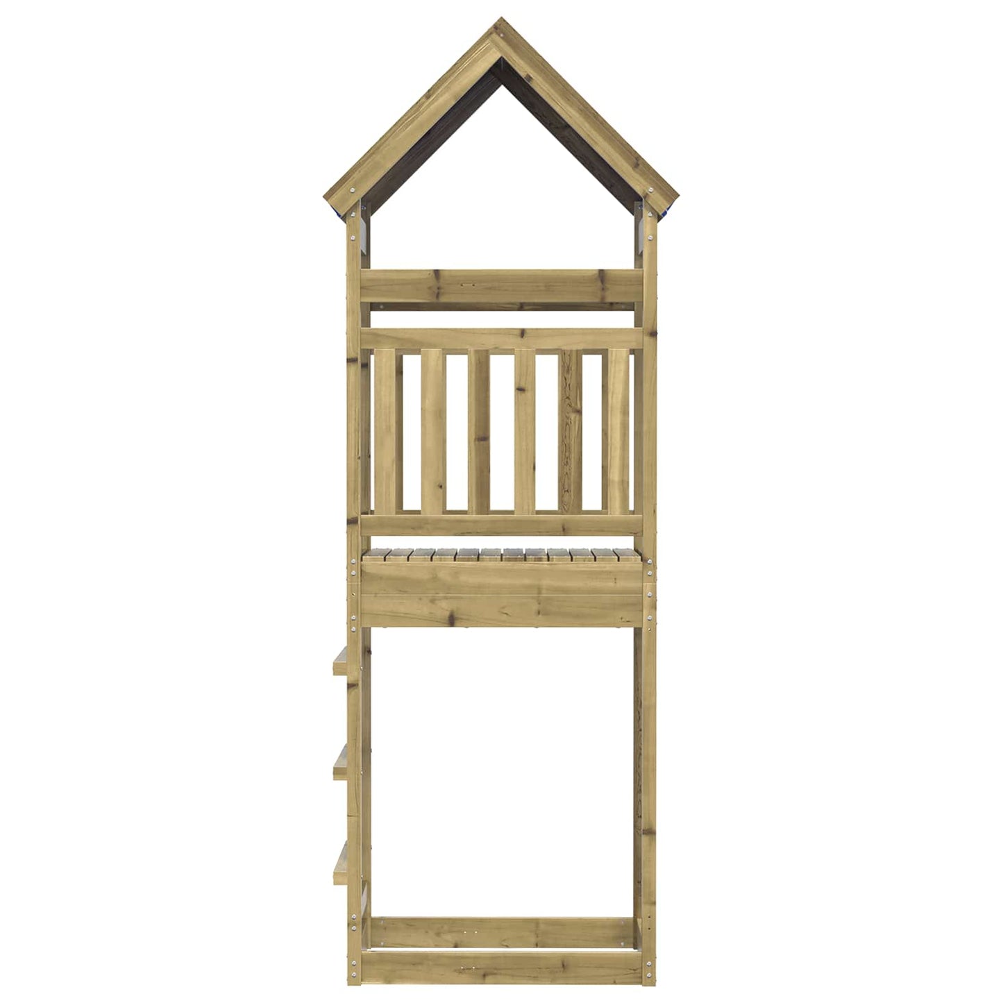 Torre da Gioco Marrone Legno Impregnato Solido