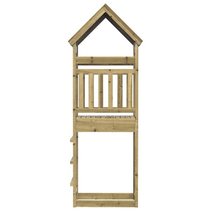 Torre da Gioco Marrone Legno Impregnato Solido