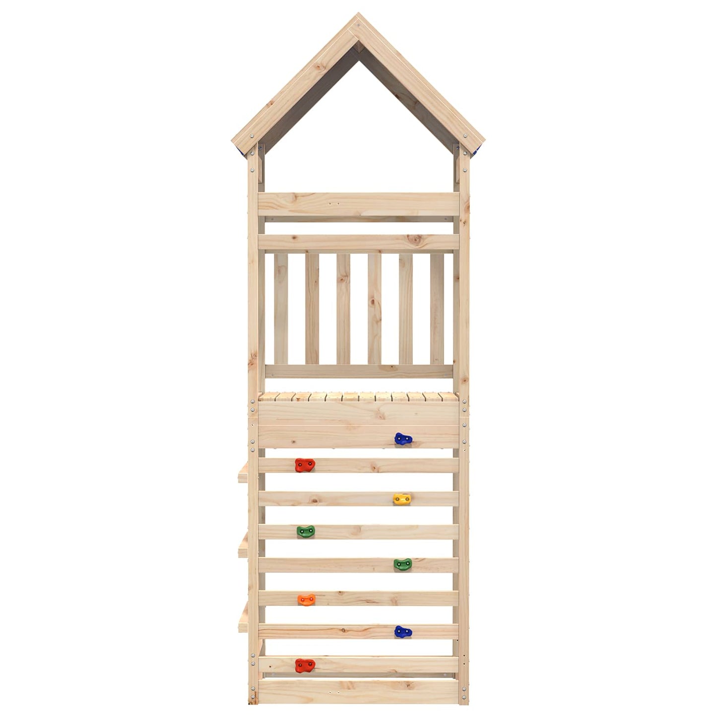 Torre da Gioco Marrone 52,5 x 85 x 265 cm Pino massello