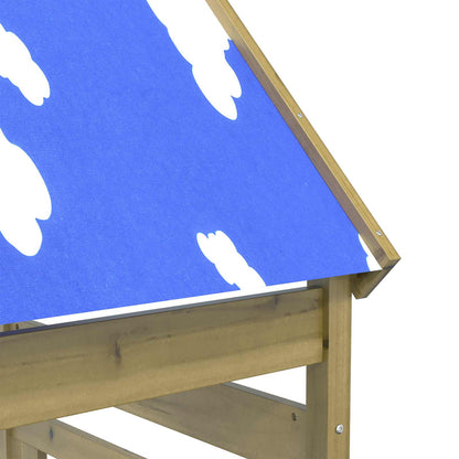 Torre da Gioco Marrone Legno Impregnato Solido
